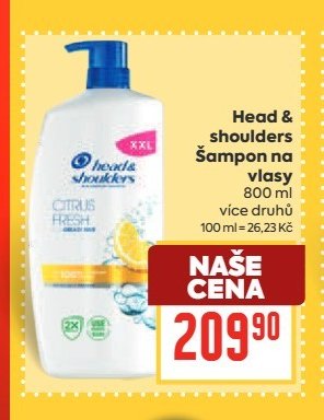 Head & Shoulders šampon na vlasy 800 ml