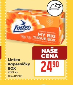 Linteo kapesníčky box 200 ks