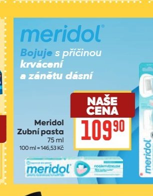 Meridol zubní pasta 75 ml