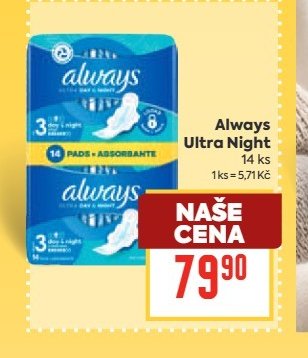 Always Ultra Night 14 ks