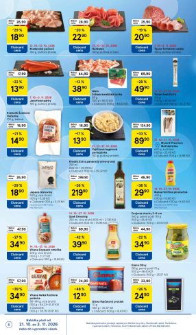 aktuální leták Tesco 21.10.2026-27.10.2026