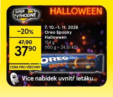 Oreo Spooky Halloween 154 g