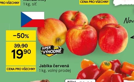 Jablka červená