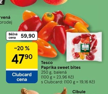Tesco Paprika sweet bites