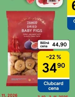 Tesco Fíky sušené malé plody