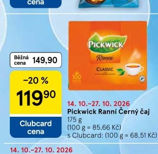 Pickwick Ranní Černý čaj
