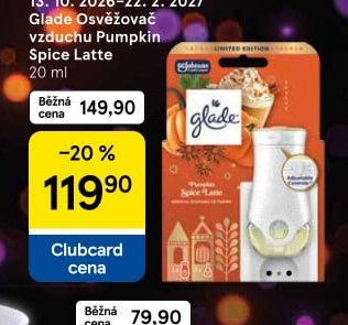 Glade Osvěžovač vzduchu Pumpkin Spice Latte