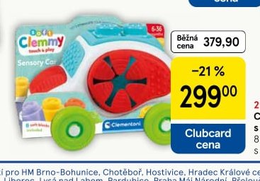 Clemmy Autíčko s kostkami