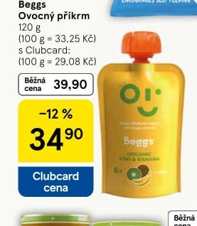 Beggs Ovocný příkrm
