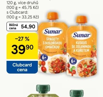 Sunar Hotové jídlo Kapsička