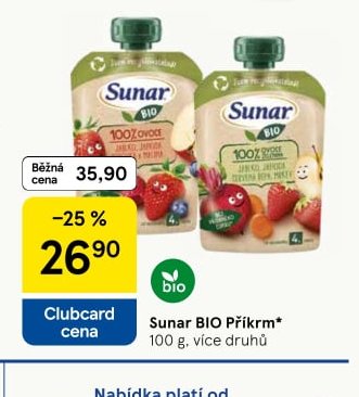 Sunar BIO Příkrm