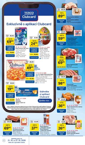 aktuální leták Tesco 21.10.2026-27.10.2026