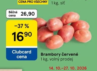 Brambory červené