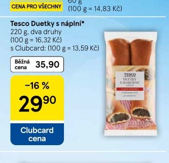Tesco Duetky s náplní
