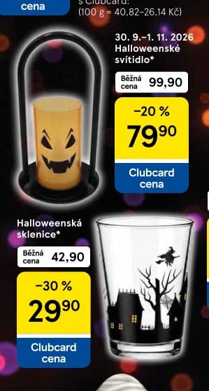 Halloweenská sklenice*