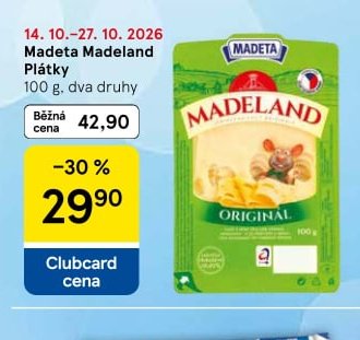 Madeta Madeland Plátky