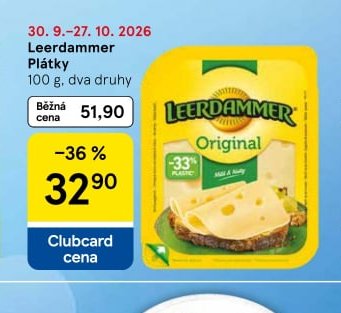 Leerdammer Plátky