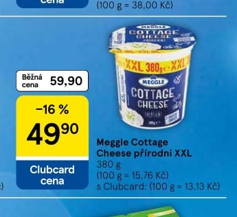 Meggle Cottage Cheese přírodní XXL