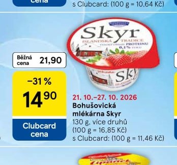 Bohušovická mlékárna Skyr
