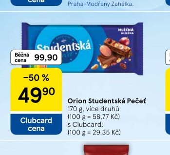 Orion Studentská Pečeť 170 g