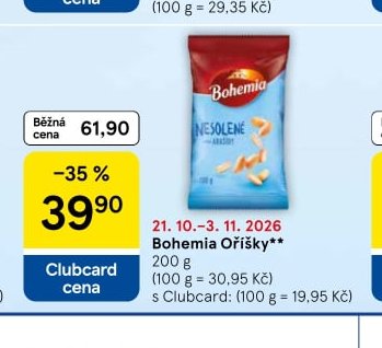 Bohemia Oříšky 200 g