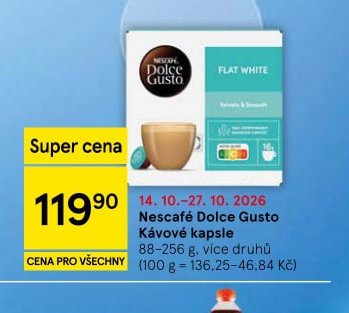 Nescafé Dolce Gusto kávové kapsle