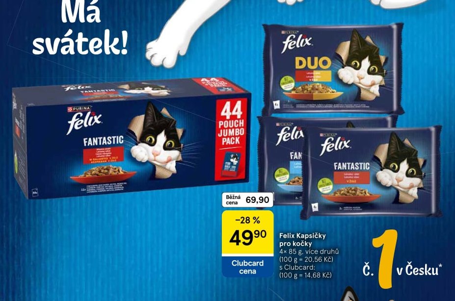 Felix Kapsičky pro kočky 44x85g