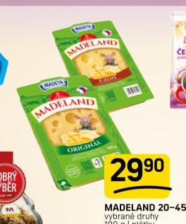 MADELAND 20-45% vybrané druhy 100 g | plátky