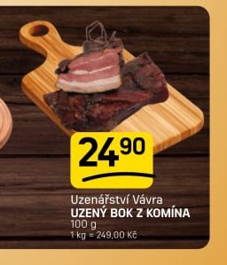 Uzenářství Vávra UZENÝ BOK Z KOMÍNA 100 g