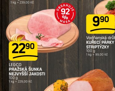 LE&CO Pražská šunka nejvyšší jakosti