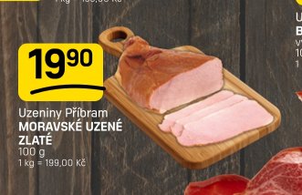 Uzeniny Příbram Moravské uzené zlaté