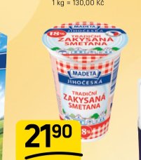 JČ Zakysaná smetana tradiční 18%