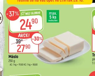 Máslo 250 g