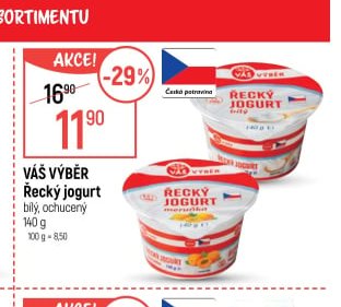 Váš Výběr Řecký jogurt 140 g