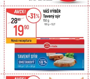 Váš Výběr Tavený sýr 150 g