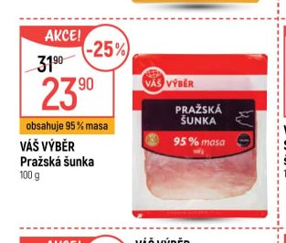 Váš Výběr Pražská šunka 100 g