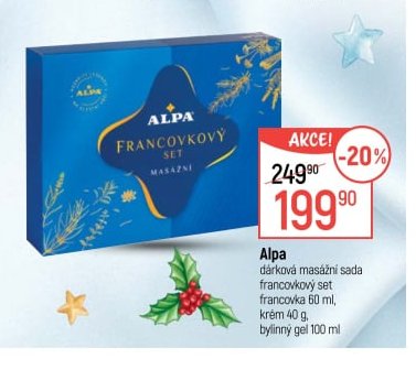 Alpa dárková masážní sada