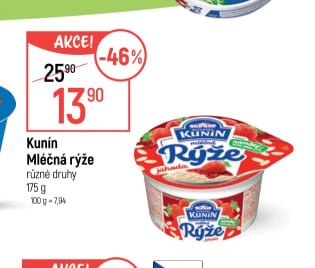 Kunín Mléčná rýže