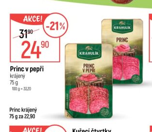 Princ v pepři krájený