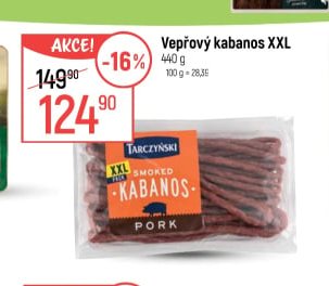 Vepřový kabanos XXL
