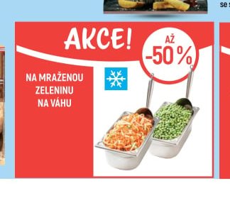 Na mraženou zeleninu na váhu