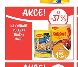 Na vybrané polévky značky Maggi