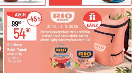 Rio Mare Salát, Tuňák