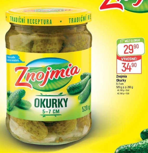 Znojmia Okurky 5-7 cm