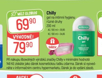 Chilly gel na intimní hygienu