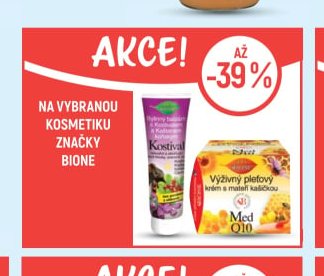 Na vybranou kosmetiku značky Bione