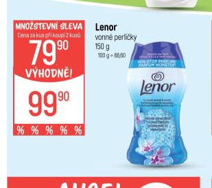 Lenor vonné perličky