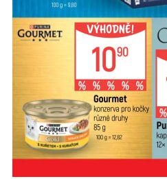 Gourmet konzerva pro kočky
