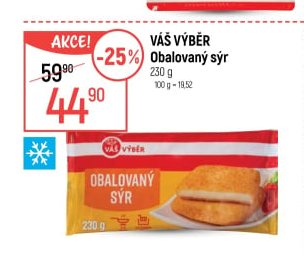 Váš Výběr Obalovaný sýr