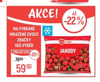 Váš Výběr Mražené ovoce Jahody